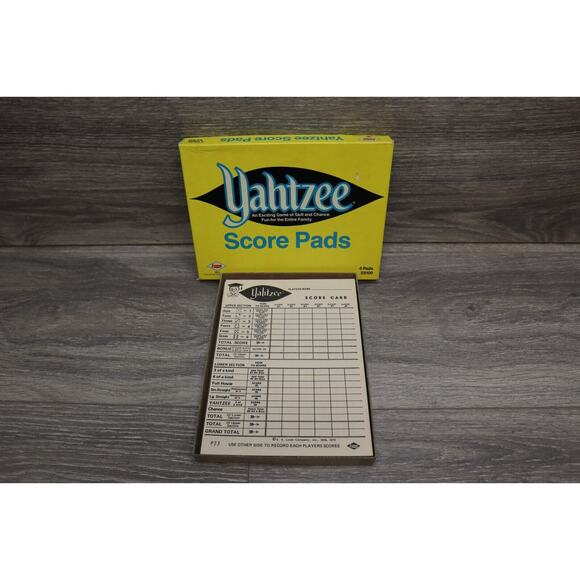 Vintage Yahtzee Score Pads (4) 1956 - 1972 in Original Box - Picture 11 of 11